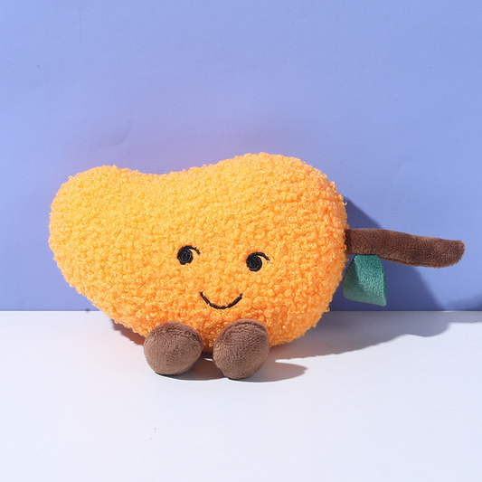 Healing Vegetable Squeaky Plush Dog Toys Interactive Teething Companion Toys