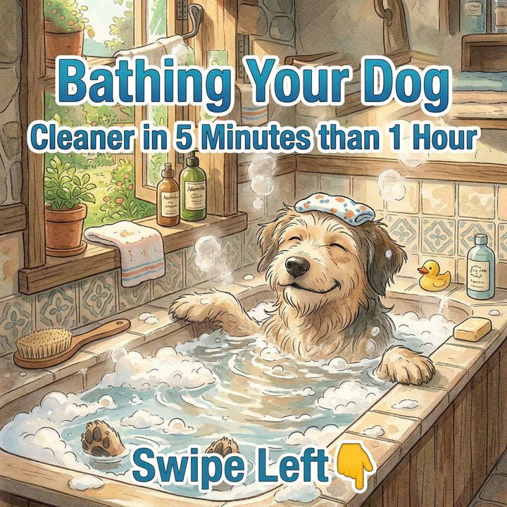 Bathe Your Dog Like This: 5 Minutes = Cleaner Than 1 Hour?