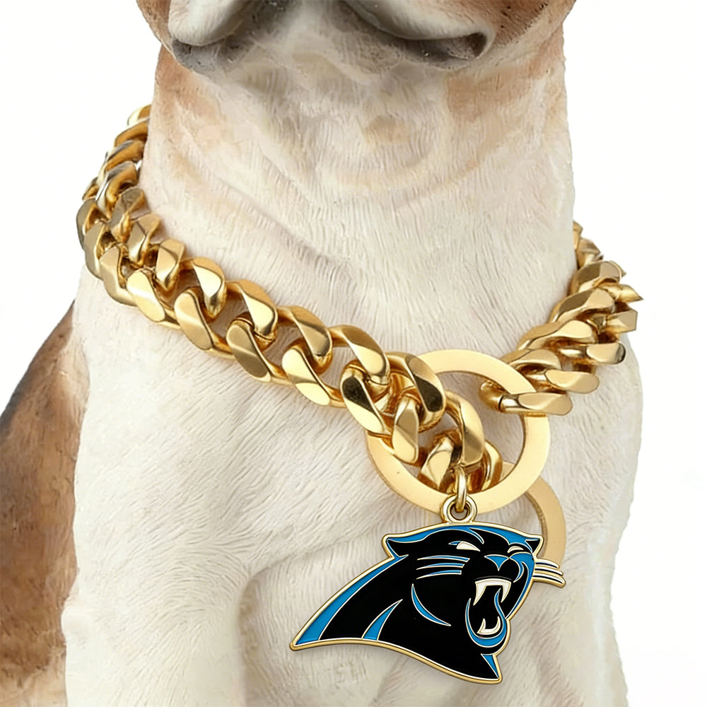Show off your team spirit Dog Specific NFL Fan Golden Collar