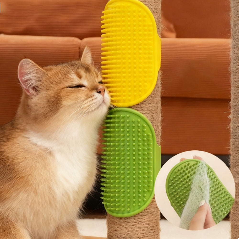 Cat Scratching Post for Wall/Corner/Table Leg - Silicone Adjustable Strap Self-Amusing Anti-Boredom Itch Relief Pet Essential