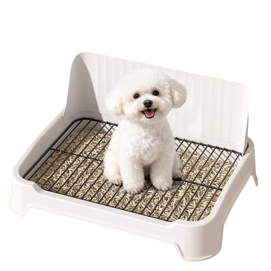 XL Anti-Splash High Fence Small Dog Toilet Tray Pet Supply