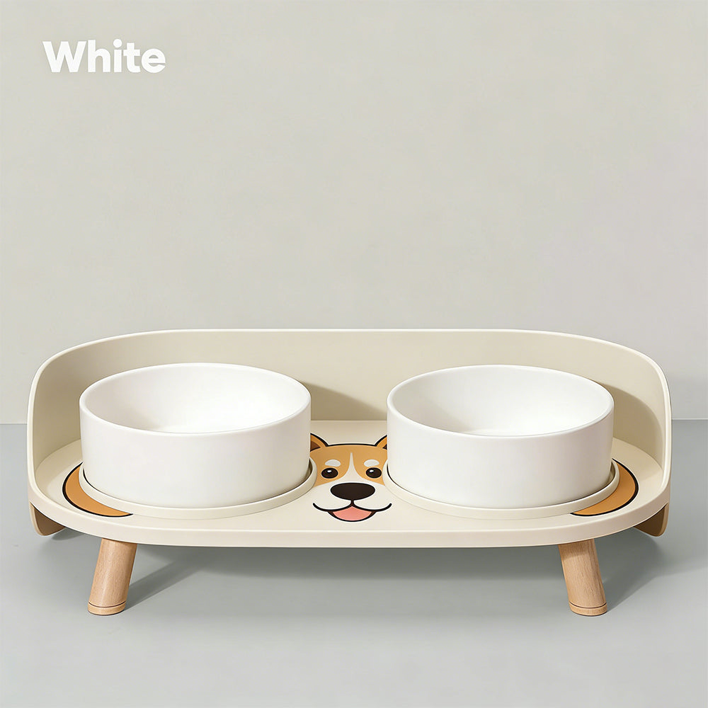 Lovely color Cat dog pet feeding bowl