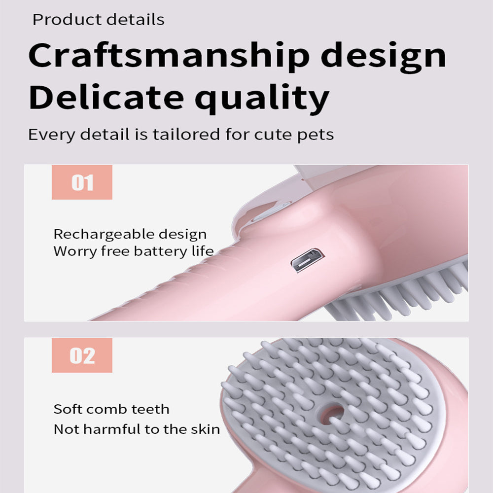 Cat dog Automatic Grooming Brush Bark&Paw Lab