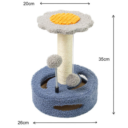 Sunflower Sisal Cat Scratching Post Lovely Cat Tree Toy