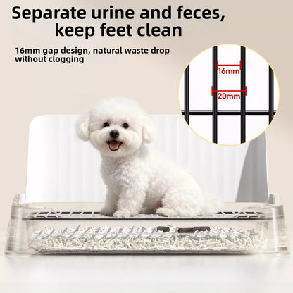 XL Anti-Splash High Fence Small Dog Toilet Tray Pet Supply