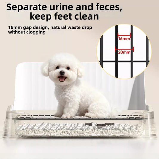 XL Anti-Splash High Fence Small Dog Toilet Tray Pet Supply