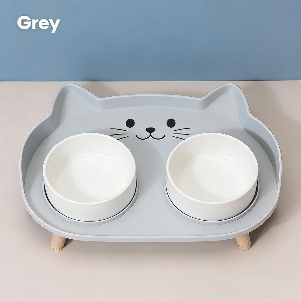 Lovely color Cat dog pet feeding bowl