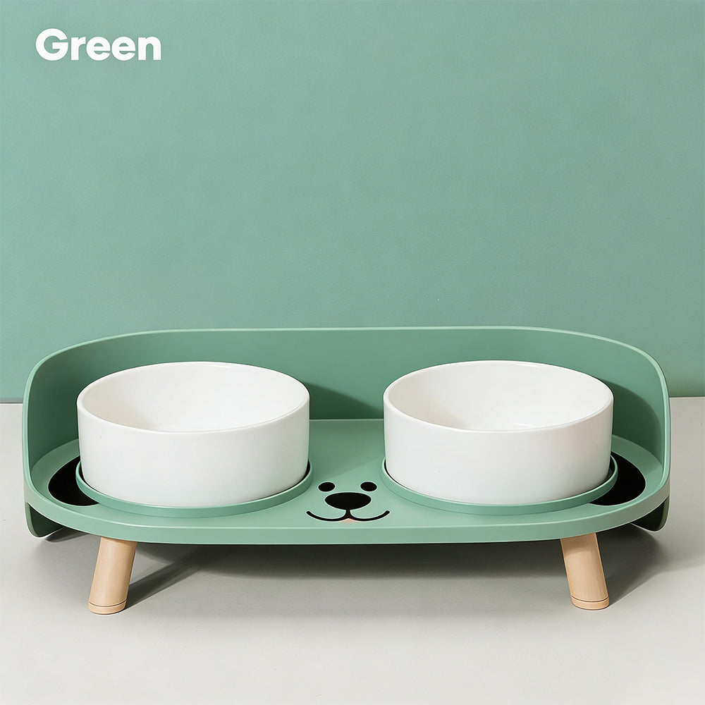 Lovely color Cat dog pet feeding bowl