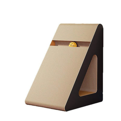 Vertical Triangle Cat Scratcher Wear-resistant Non-shedding Corrugated Paper Sofa Protector