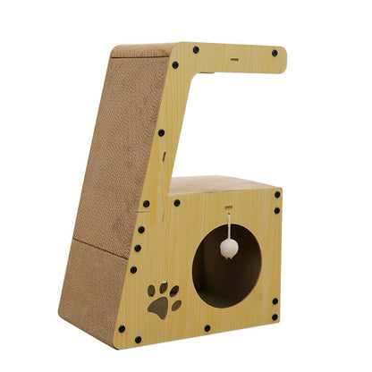 Vertical Corrugated Scratcher Cat Bed Anti Sofa Scratch Toy For Kitten