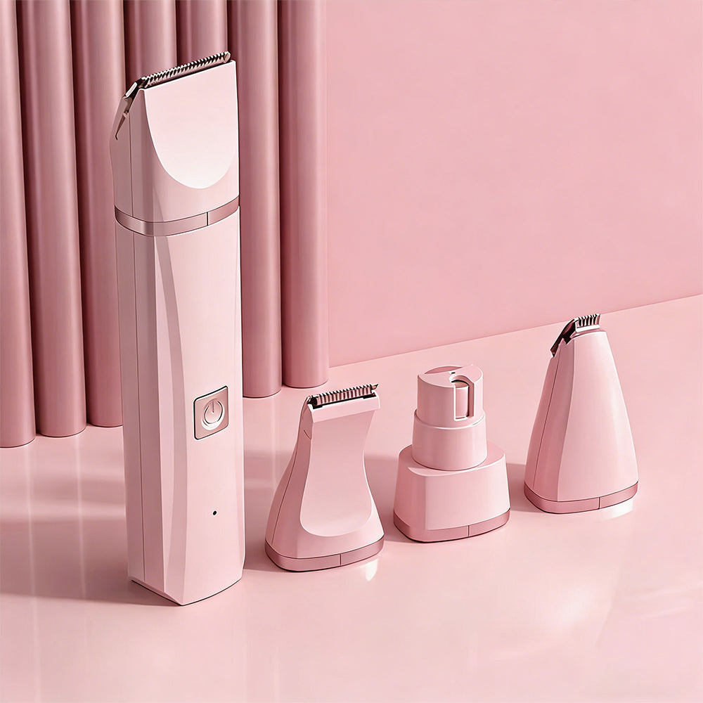 4-in-1 Pet Grooming Trimmer for Cats & Dogs