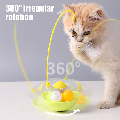 Cat Kitty interactive Teasing Feather Kitten Exercise Toy for All Breeds Bark&Paw Lab