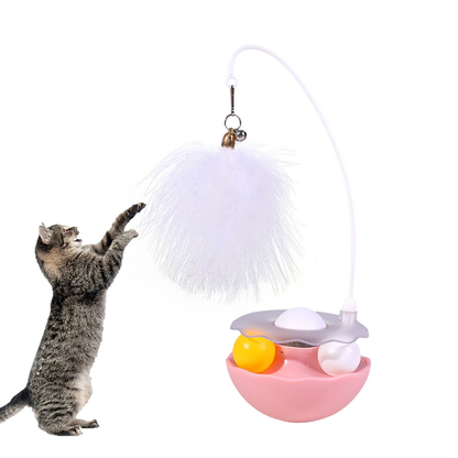 Cat Kitty interactive Teasing Feather Kitten Exercise Toy for All Breeds Bark&Paw Lab