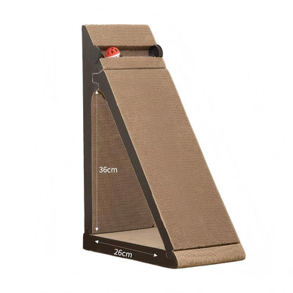 Vertical Triangle Cat Scratcher Wear-resistant Non-shedding Corrugated Paper Sofa Protector