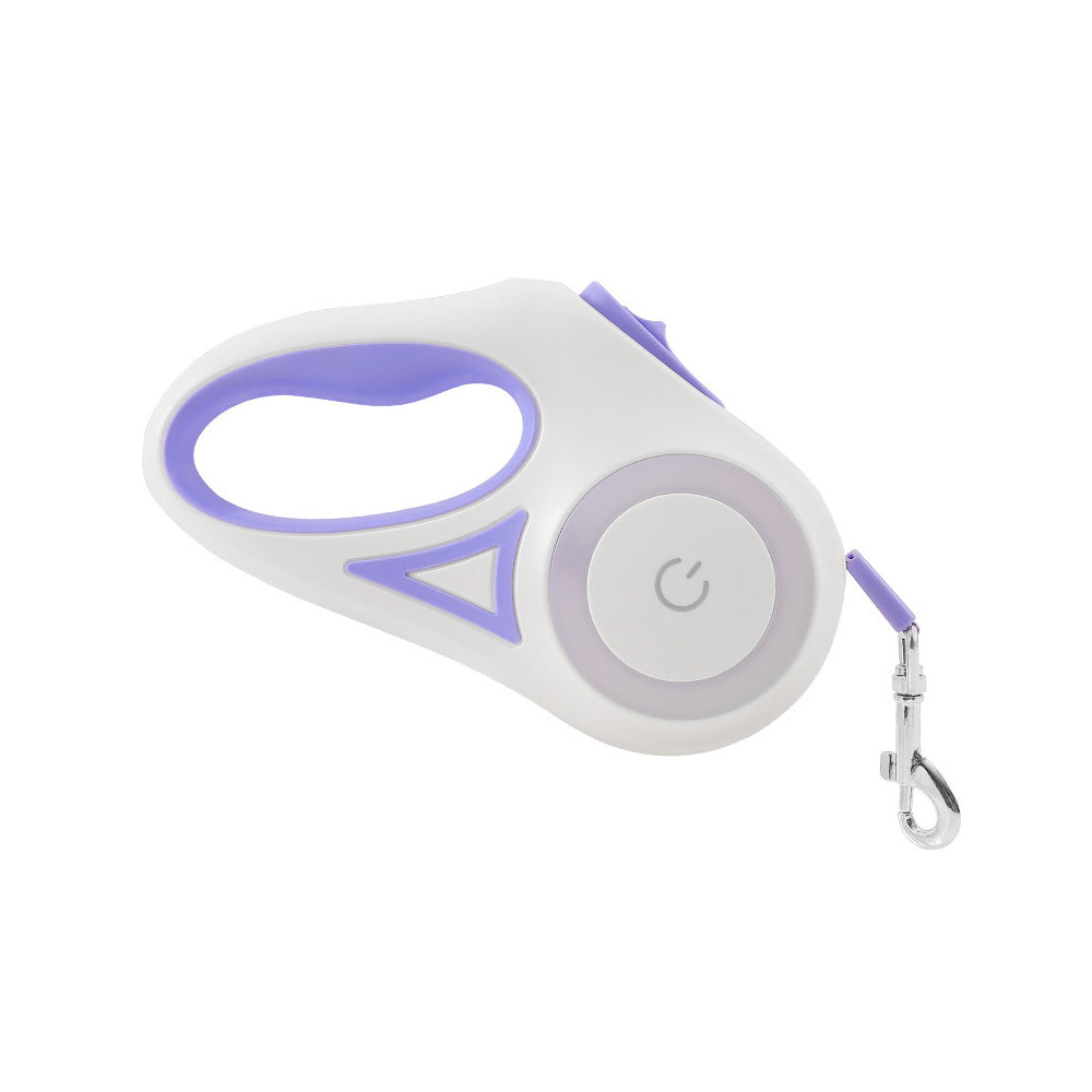 Set your hands free-New Style Dog Leash - LED Light-Up Retractable Pet Leash No Pull & Comfortable Grip Bark&Paw Lab