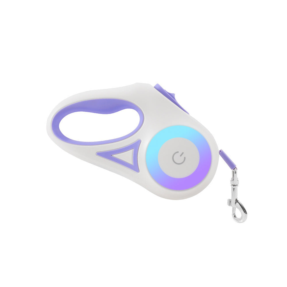Set your hands free-New Style Dog Leash - LED Light-Up Retractable Pet Leash No Pull & Comfortable Grip Bark&Paw Lab