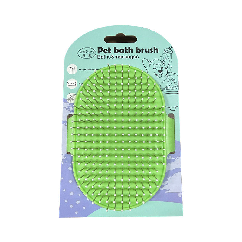 Pet Shedding and bathing Massage Comb Cat Dog Brush for Removing Floating Hair