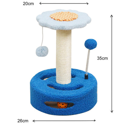 Sunflower Sisal Cat Scratching Post Lovely Cat Tree Toy