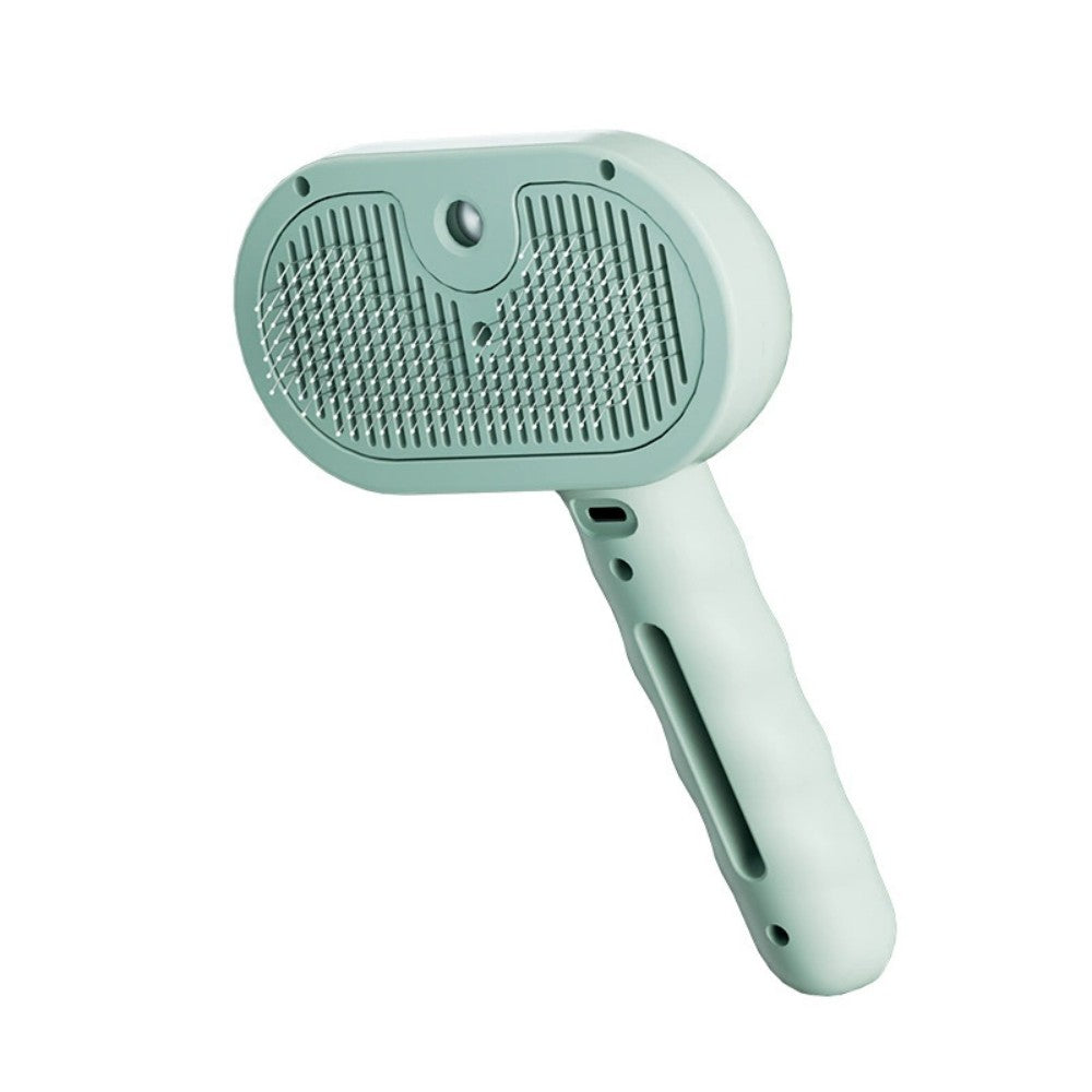 Blue Light Pet Spray Pin Brush No Hair Flying Cat Grooming Comb including shipping Bark&Paw Lab