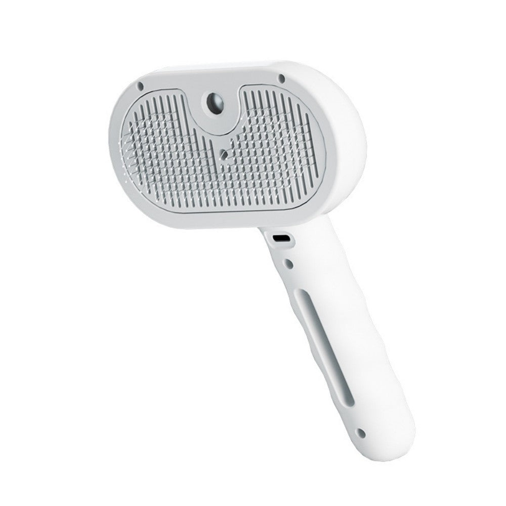Blue Light Pet Spray Pin Brush No Hair Flying Cat Grooming Comb including shipping Bark&Paw Lab