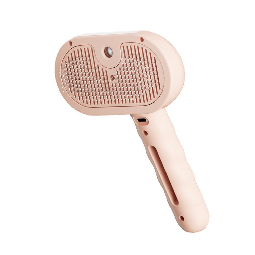 Blue Light Pet Spray Pin Brush No Hair Flying Cat Grooming Comb including shipping Bark&Paw Lab