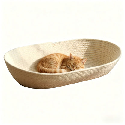 All season oval space capsule bed for cats dogs warm breathable scratch resistant nest