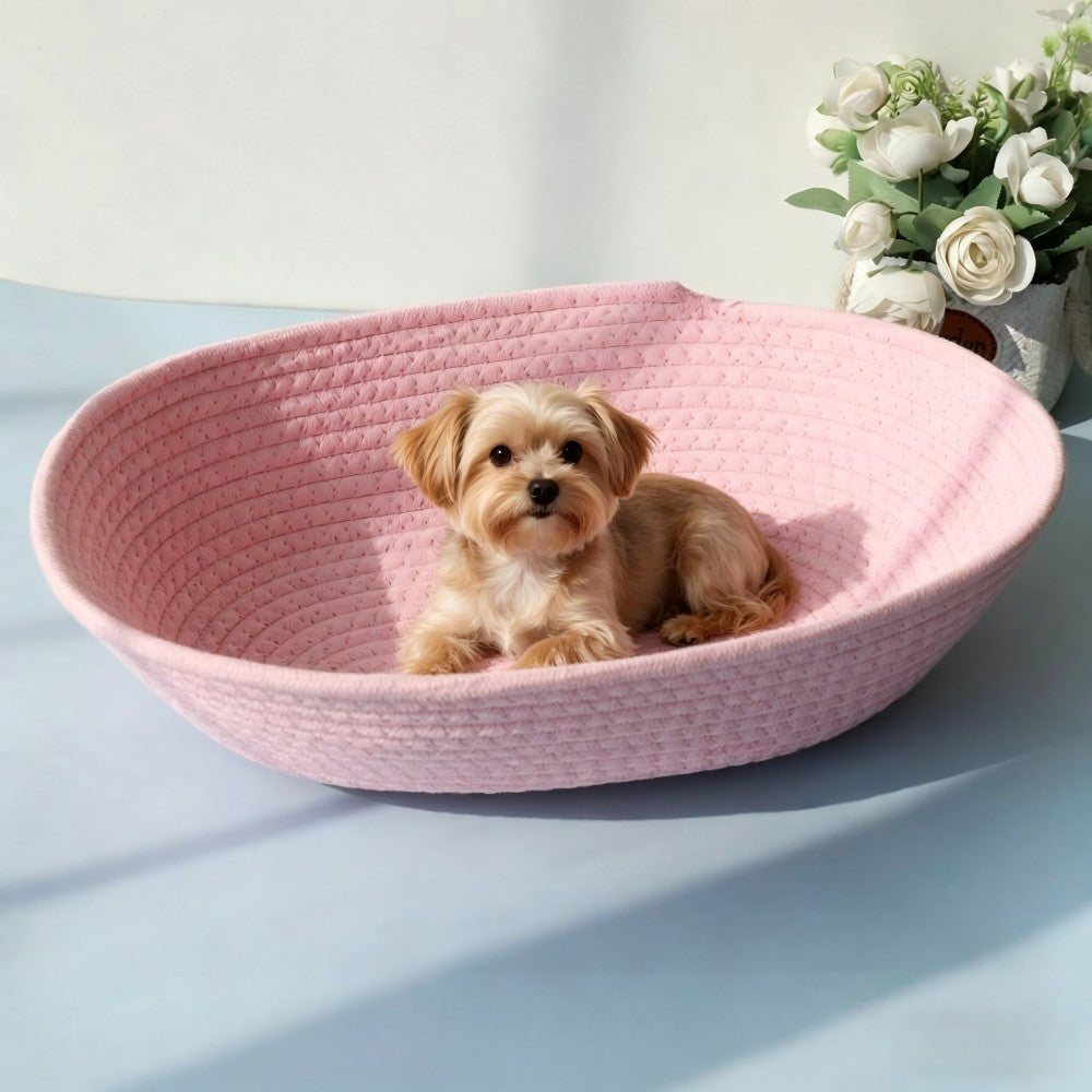 All season oval space capsule bed for cats dogs warm breathable scratch resistant nest