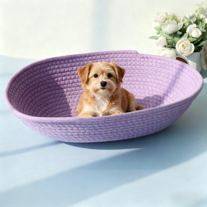 All season oval space capsule bed for cats dogs warm breathable scratch resistant nest