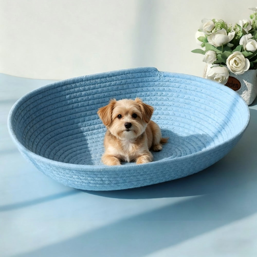 All season oval space capsule bed for cats dogs warm breathable scratch resistant nest