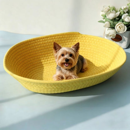 All season oval space capsule bed for cats dogs warm breathable scratch resistant nest