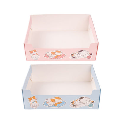 Foldable Disposable Travel Cat Litter Box Thickened Large Capacity Home Cat Toilet