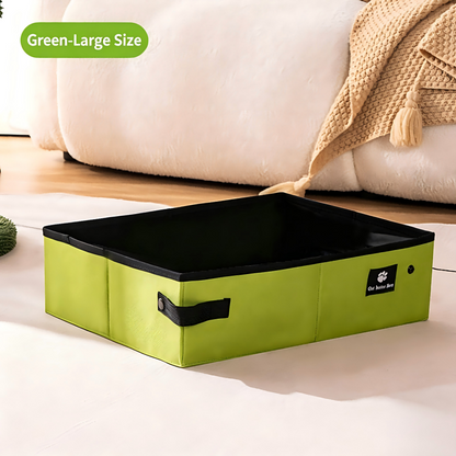 Foldable Portable Disposable Cat Litter Box Outdoor Travel Car No Clean Kitten Toilet