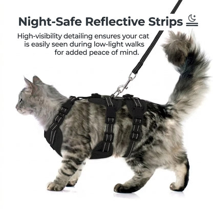 Escape Proof Cat Harness & Leash Set