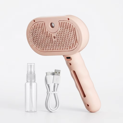 Safe Cool Mist 3 in 1 Massage Comb for Cats Dogs Removes Floating Hair Remover Cleaner
