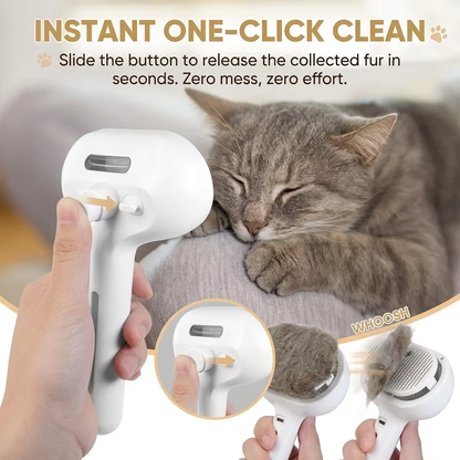 Safe Cool Mist 3 in 1 Massage Comb for Cats Dogs Removes Floating Hair Remover Cleaner