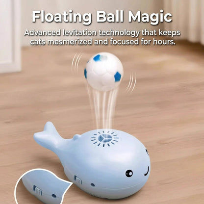 Whale Floating Ball Electric Interactive Cat Toys