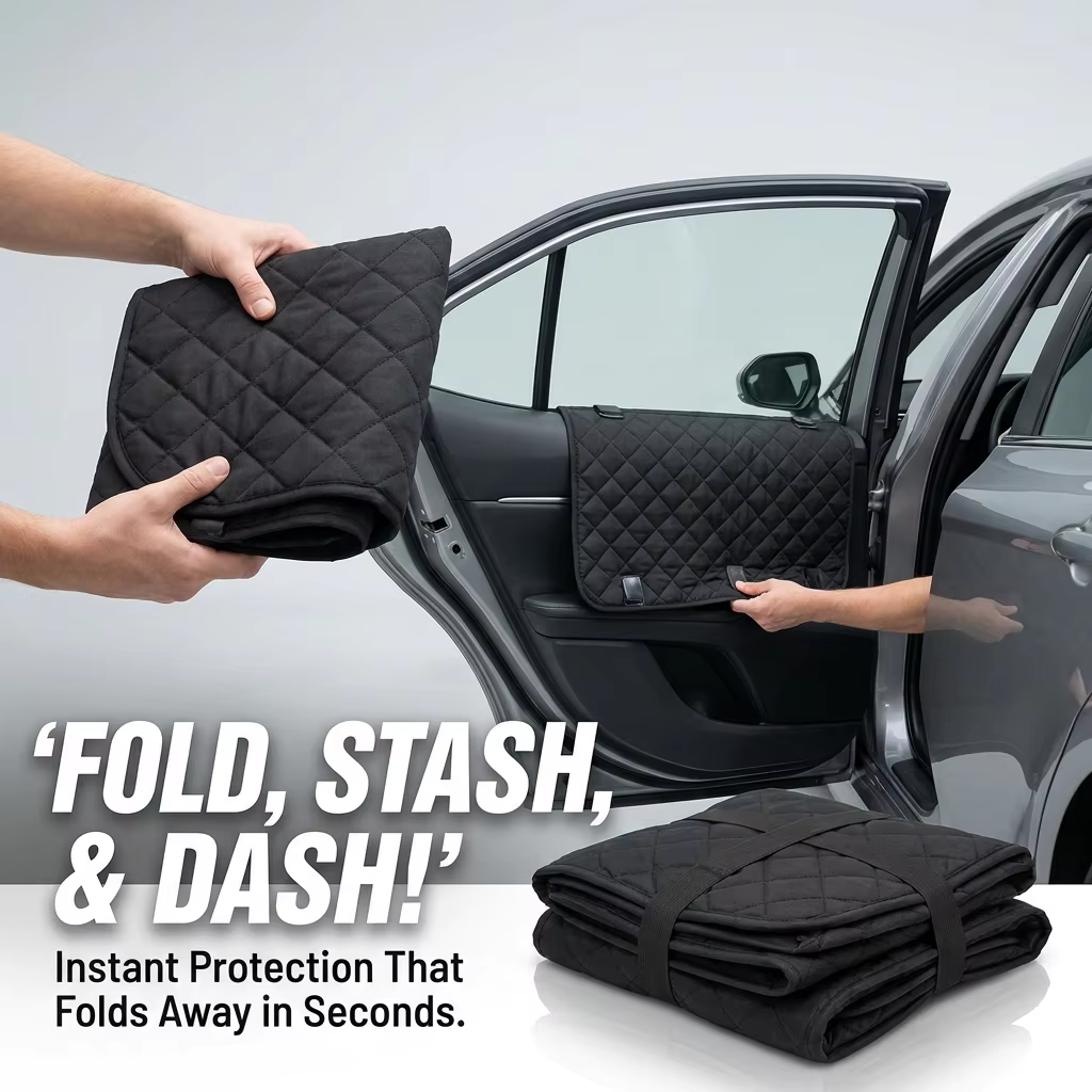 Car Dog Door Protector Pad Oxford Anti-Dirty Anti-Scratch Car Door Mat