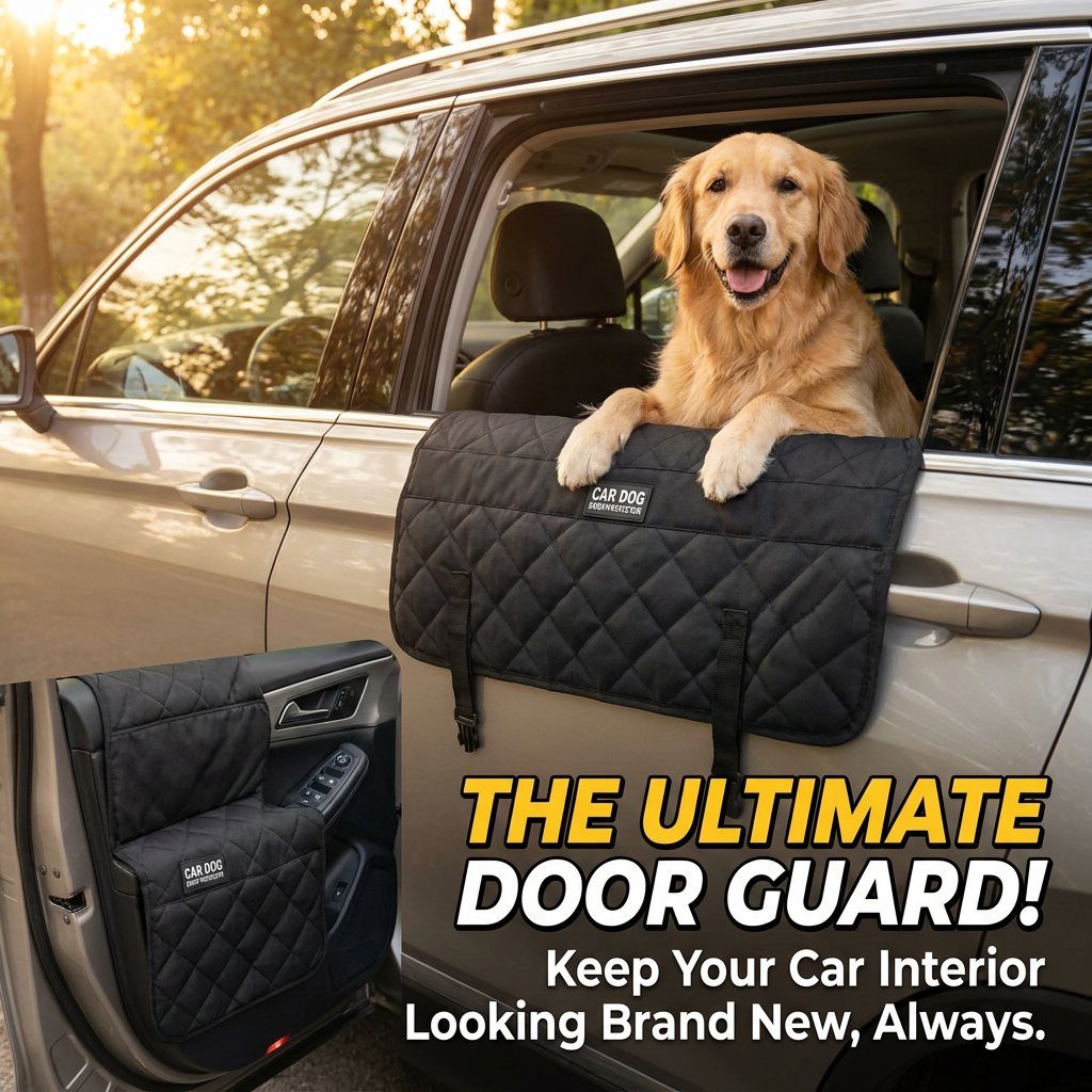 Car Dog Door Protector Pad Oxford Anti-Dirty Anti-Scratch Car Door Mat