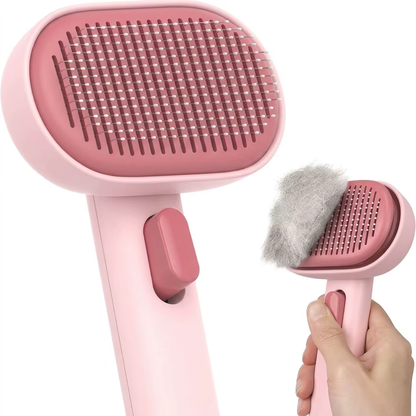 Cat Brush for Shedding & Grooming Indoor Cat Comb for Long/Short Haired Cats Kitten Rabbit Massage Loose Fur Remover