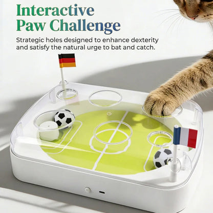 Electric Interactive Football Field Cat Ball Toy
