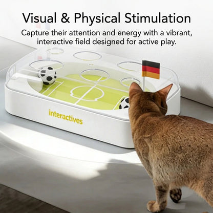 Electric Interactive Football Field Cat Ball Toy