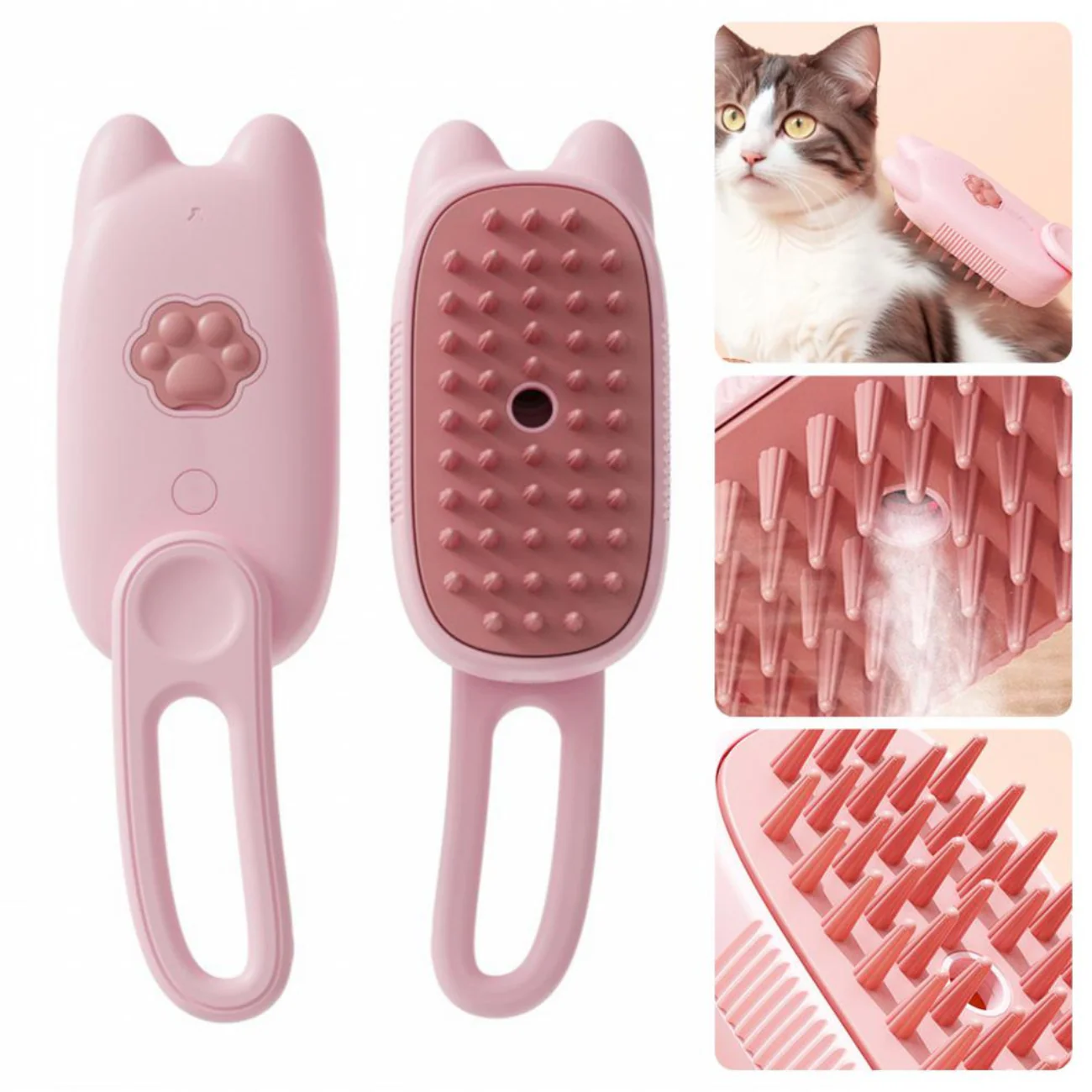 Self-cleaning pet grooming brush for dogs and cats Bark&Paw Lab