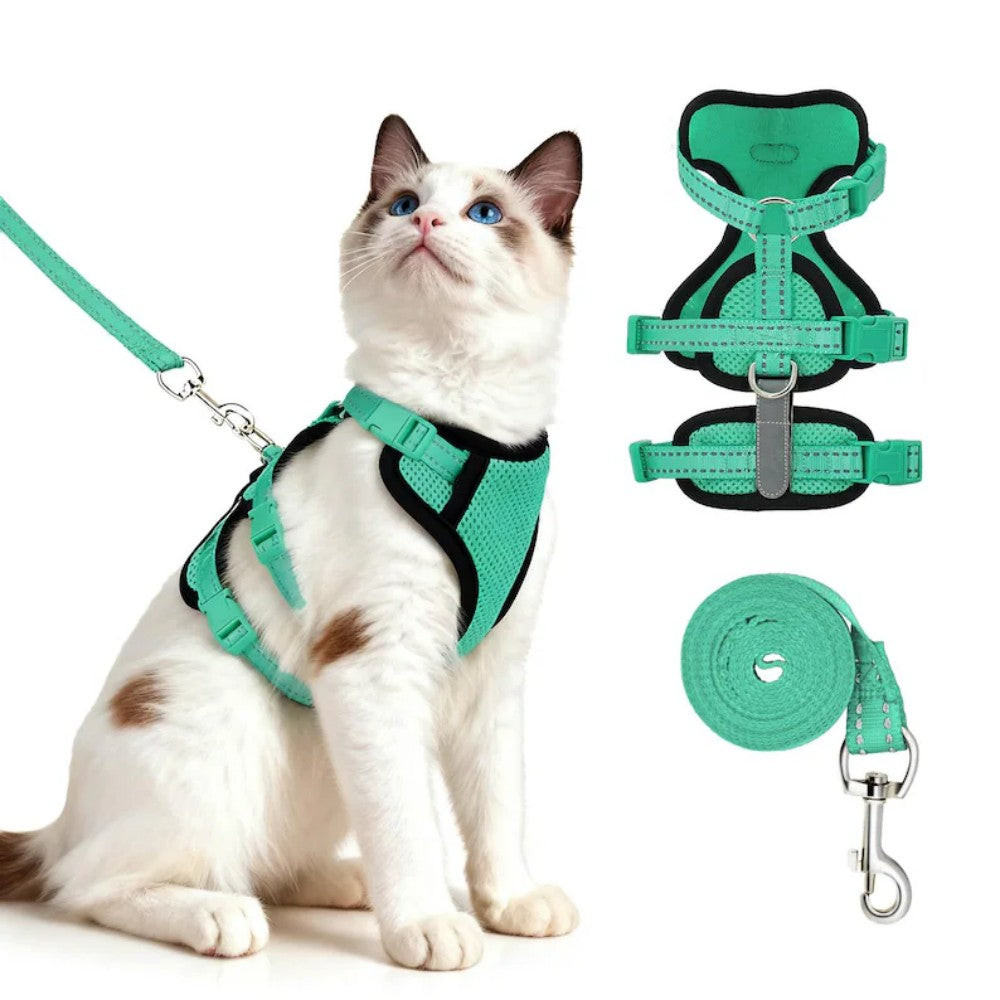Escape Proof Cat Harness & Leash Set Bark&Paw Lab