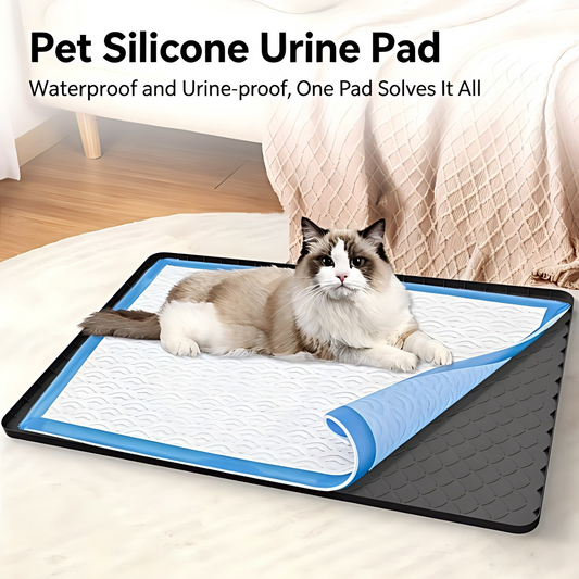 Waterproof Washable Silicone Pet Pee Pad Non-Slip Cat  Dog Toilet Training Urine Mat