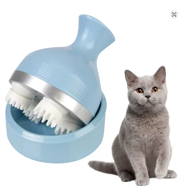 Electric Head Massager Scalp Body Shoulder Neck Pet Cat Dog Massage Bark&Paw Lab