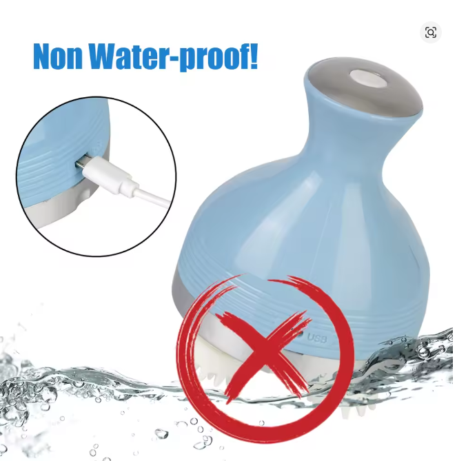 Electric Head Massager Scalp Body Shoulder Neck Pet Cat Dog Massage