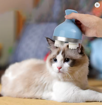 Electric Head Massager Scalp Body Shoulder Neck Pet Cat Dog Massage Bark&Paw Lab