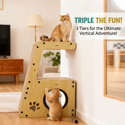 Vertical Corrugated Scratcher Cat Bed Anti Sofa Scratch Toy For Kitten