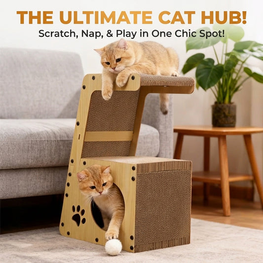 Vertical Corrugated Scratcher Cat Bed Anti Sofa Scratch Toy For Kitten