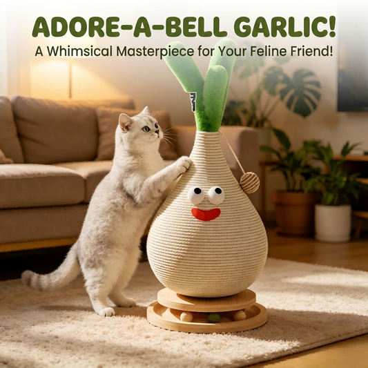 Sisal Garlic Cat Scratcher Bed No Shedding Integrated Sofa Lounge Vertical Large Claw Pad Toy